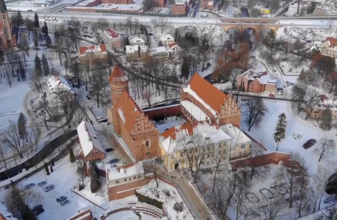 Kopernik na zamku w Olsztynie